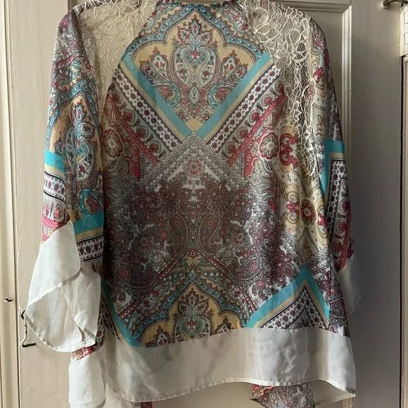 Dress Barn Multicolor Paisley Blouse - Picture 4 of 10